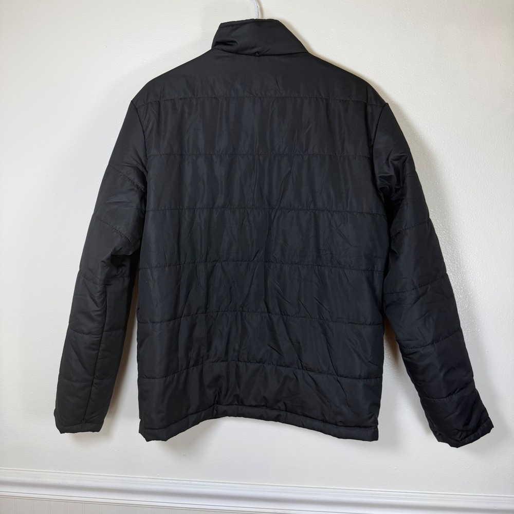 Hawke & Co Sport Puffer Jacket Men Size S Black HK Heat Thermal Insulated Zip - Picture 3 of 10